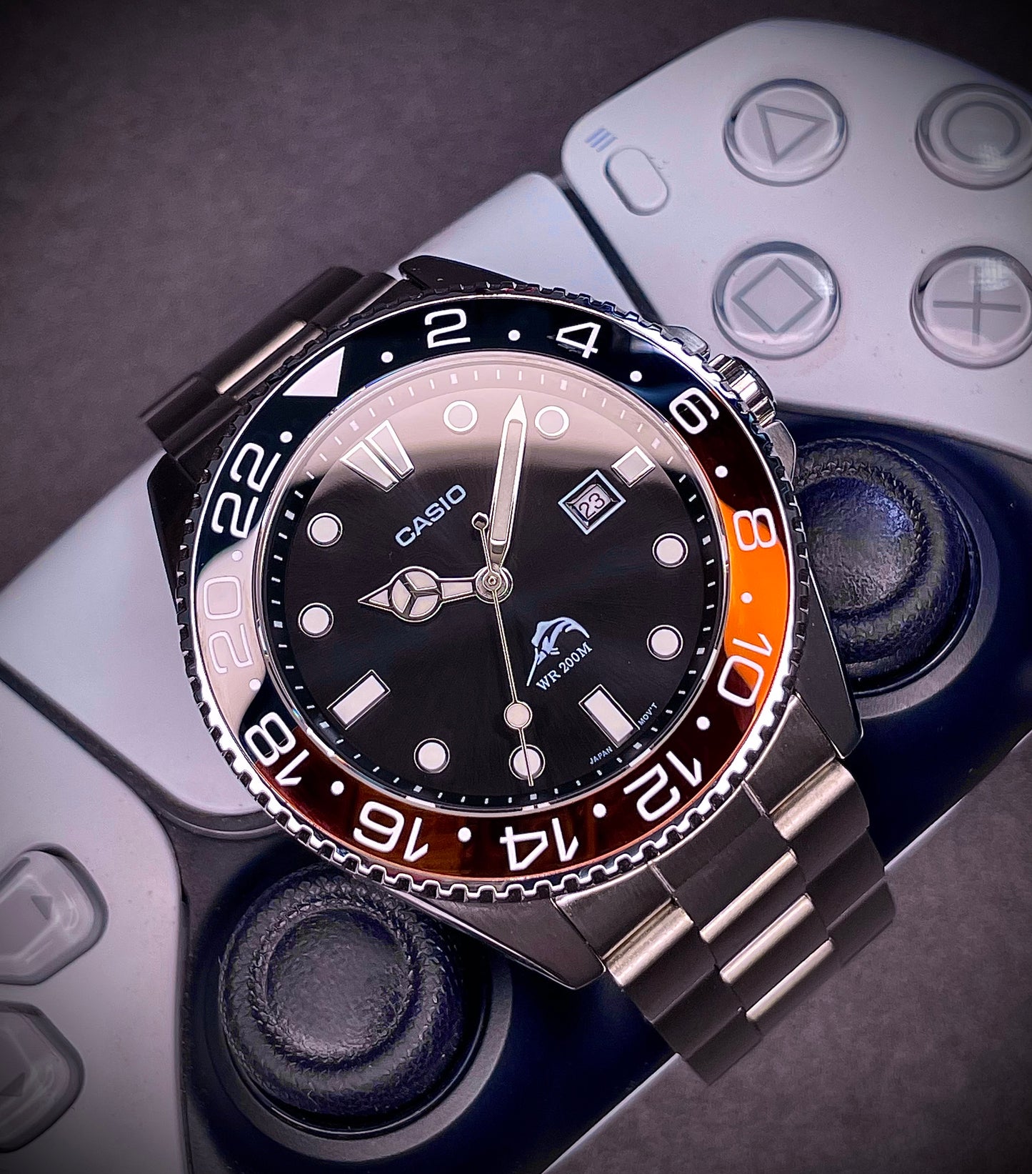 MDV106/107 Ceramic Bezel Insert: COKE GMT